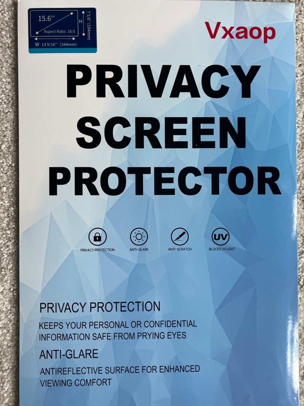 Vxaop Privacy Screen Protector